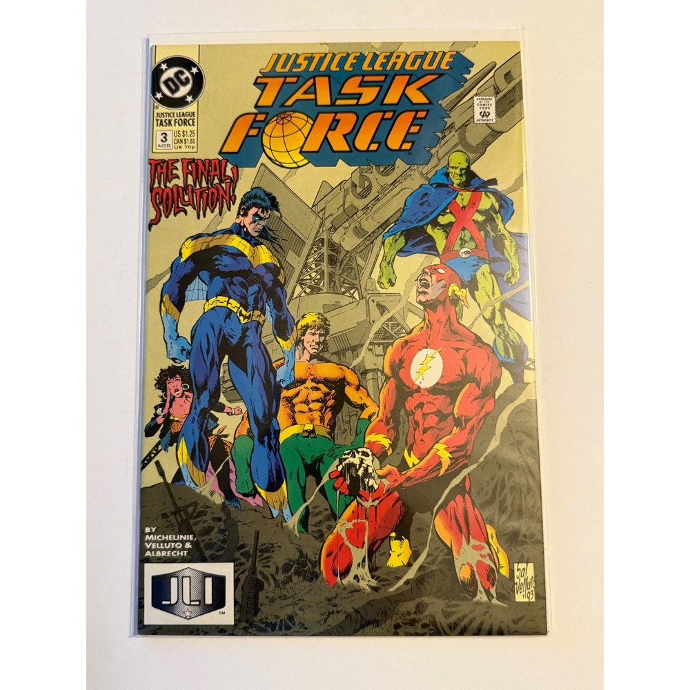 DC Comics Justice League Task Force 3 1993 Nightwing Flash Martian Manhunter JLI